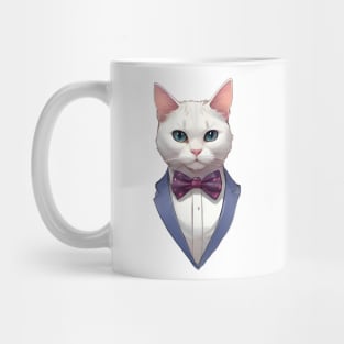 Fancy Cat with Bowtie no.1 Mug